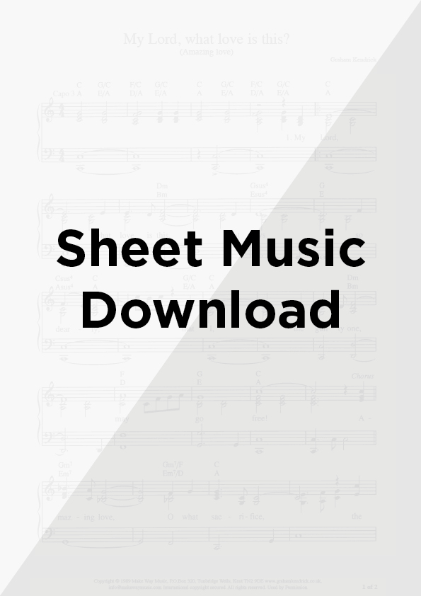 Like A Tree Sheet Music by Worship Leader Graham Kendrick